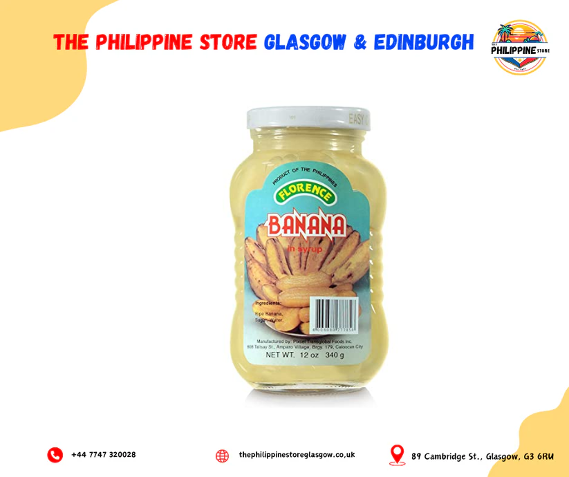 FLORENCE BANANA IN SYRUP 120Z