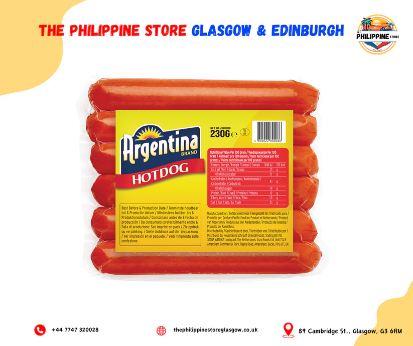 Argentina Cheese Hotdog 230g