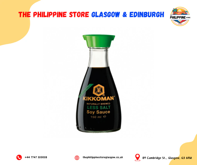 Kikkoman Less Salt Soy Sauce 150ml