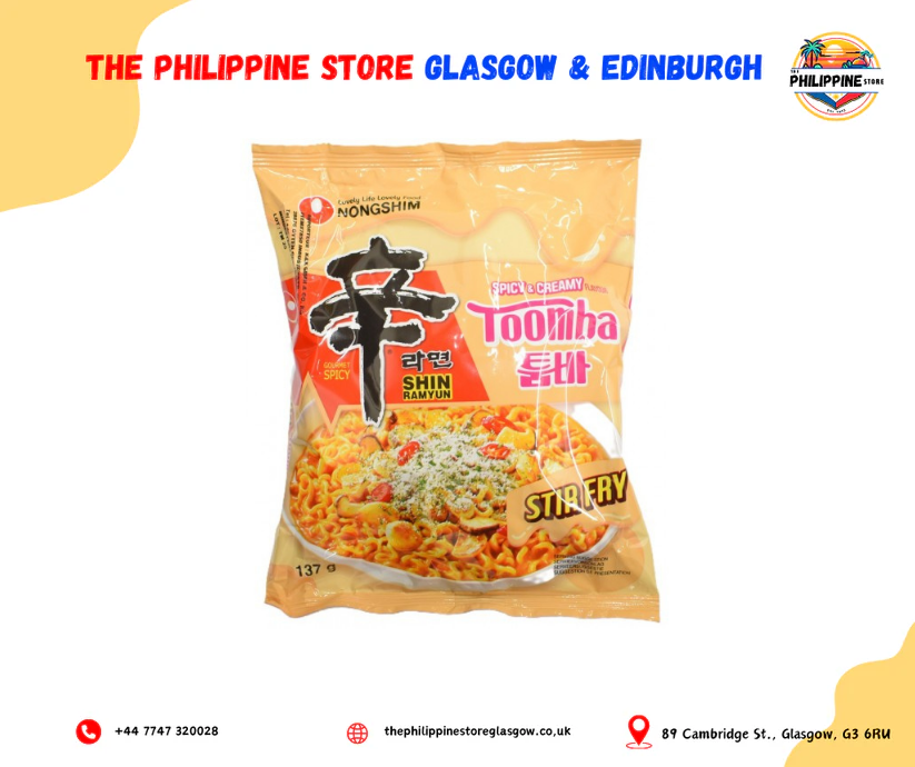Nongshim Shin Ramyun Spicy & Creamy Flavour Stir Fry Noodles 137g