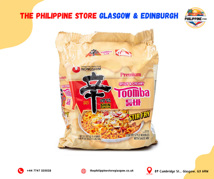 Nongshim Shin Ramyun Spicy & Creamy Flavour Stir Fry Noodles 5x137g