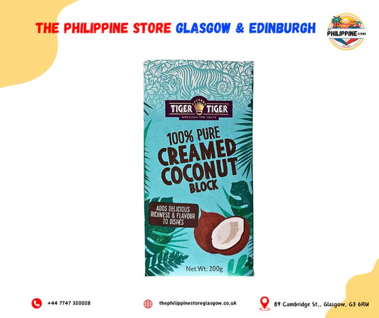 TIGER TIGER 100% CREAMED COCONUT BLOCK 200G