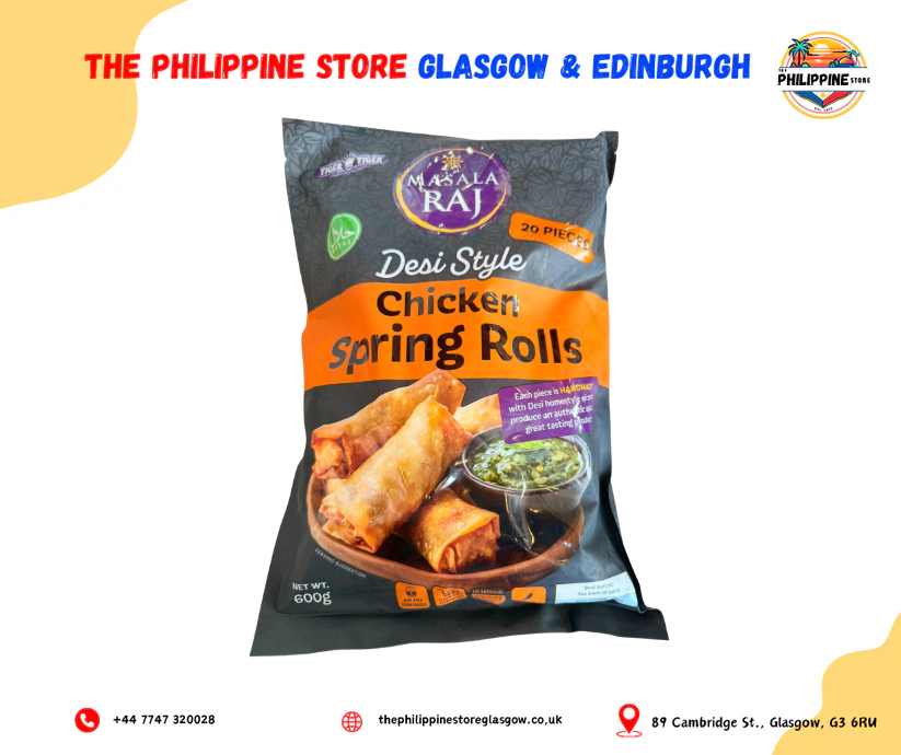 Masala Raj Desi Style Chicken Spring Rolls 600g