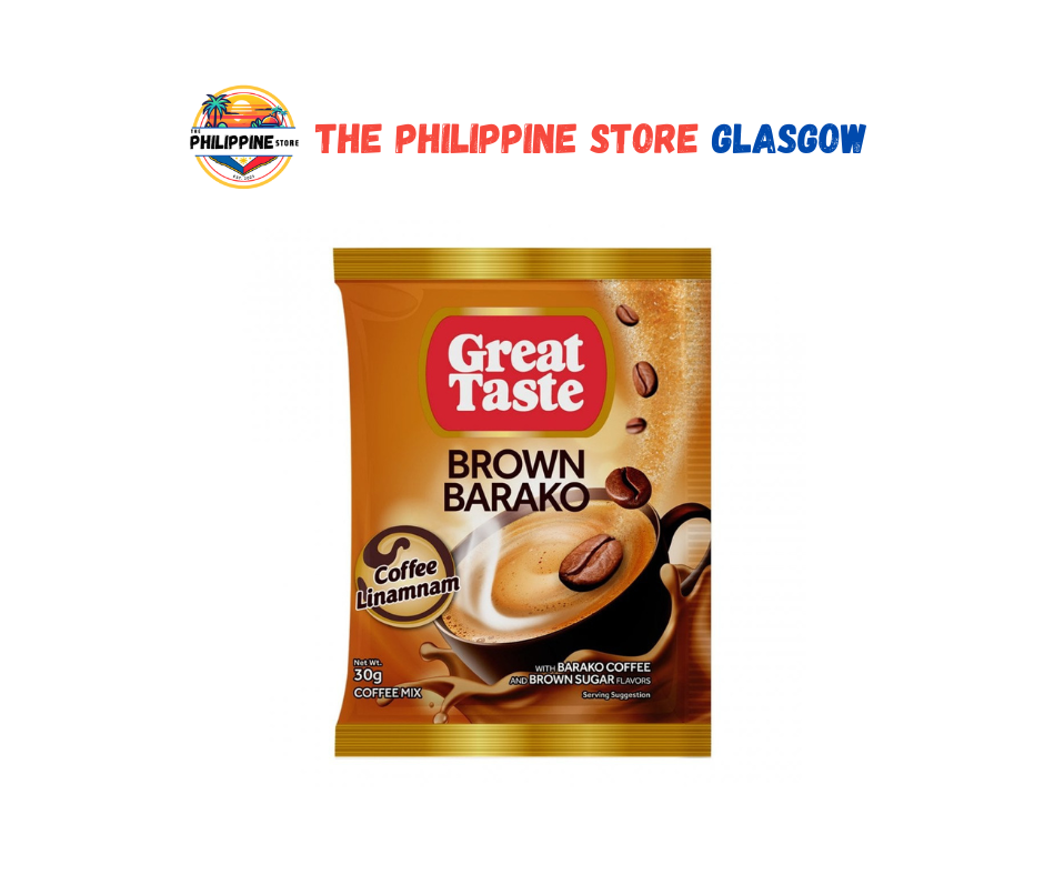 Great Taste Brown Barako Coffee 10x30g