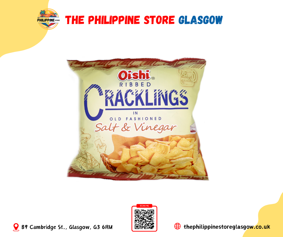 Oishi Cracklings Salt & Vinegar (50g)