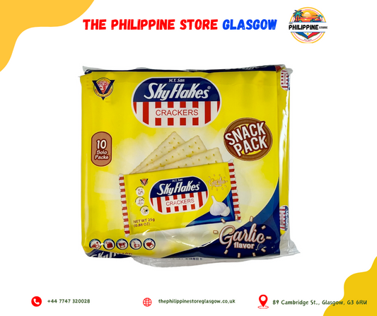 M.Y.San Skyflakes Crackers Garlic (10x25g)