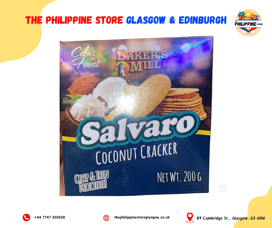 Salvaro Coconut Cracker 200g – The Philippine Store Glasgow