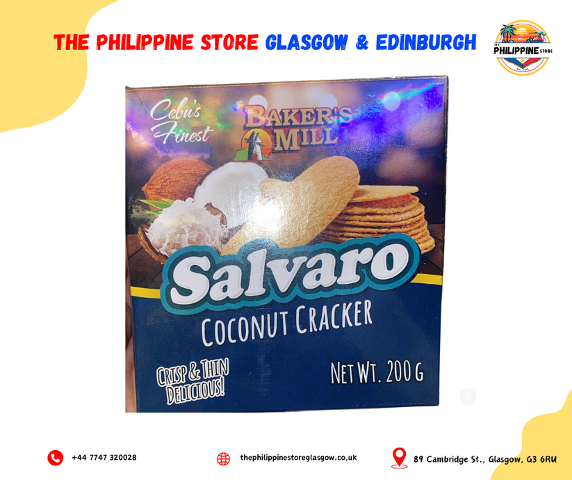 Salvaro Coconut Cracker 200g – The Philippine Store Glasgow