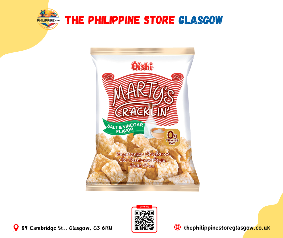 Marty's Cracklin Salt & Vinegar 90g