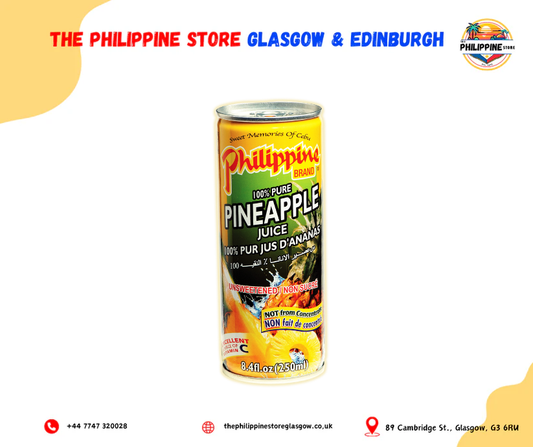 Philippine Brand Pineapple Juice 24 x 250 ml