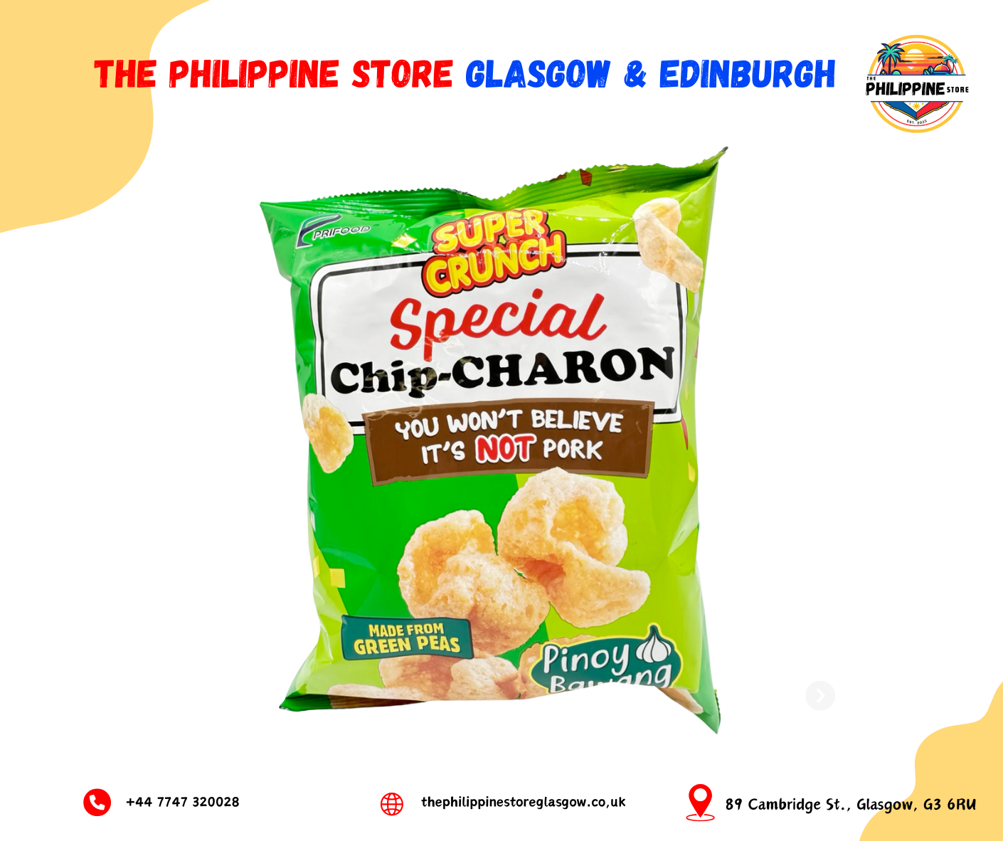 SUPER CRUNCH CHIP-CHACORN PINOY BAWANG 90G