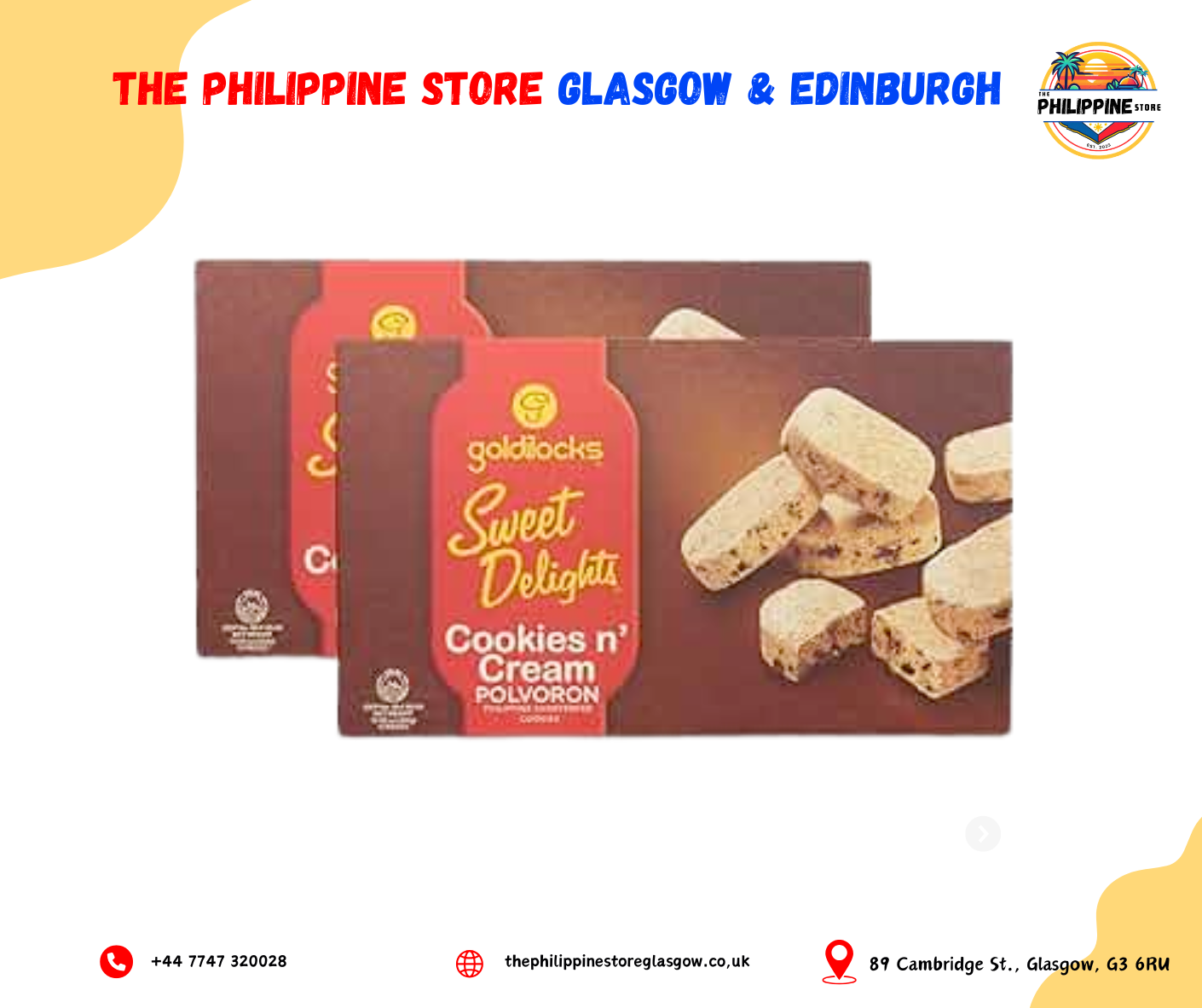 Goldilocks Polvoron Cookies & Cream