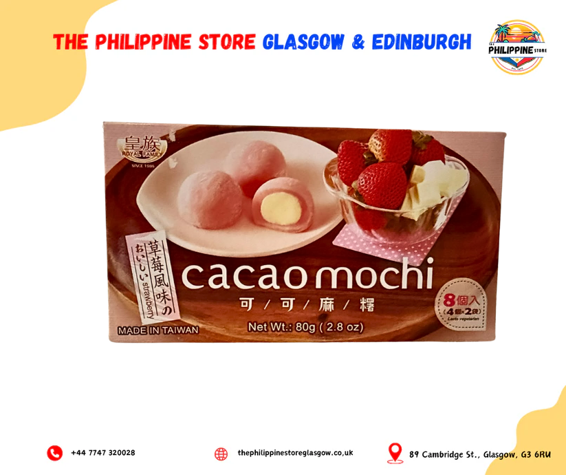 RF CACAO MOCHI - STRAWBERRY 80G