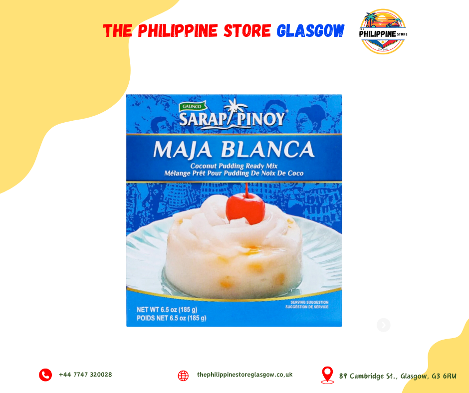 SARAP PINOY MAJA BLANCA (COCONUT PUDDING) MIX 185 G