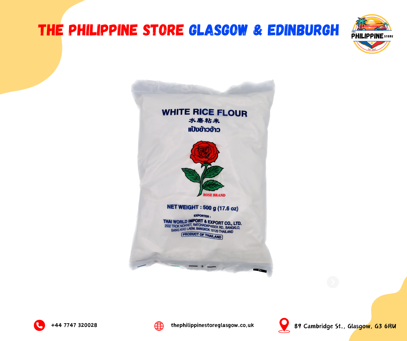 Rose White Rice Flour 500g