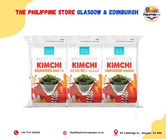 Blueville Seaweed Snack Kimchi Flavour 3 pack