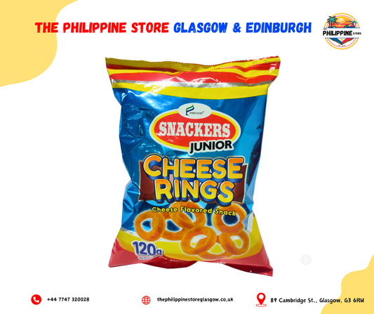 SNACKERS CHEESE RING 120G