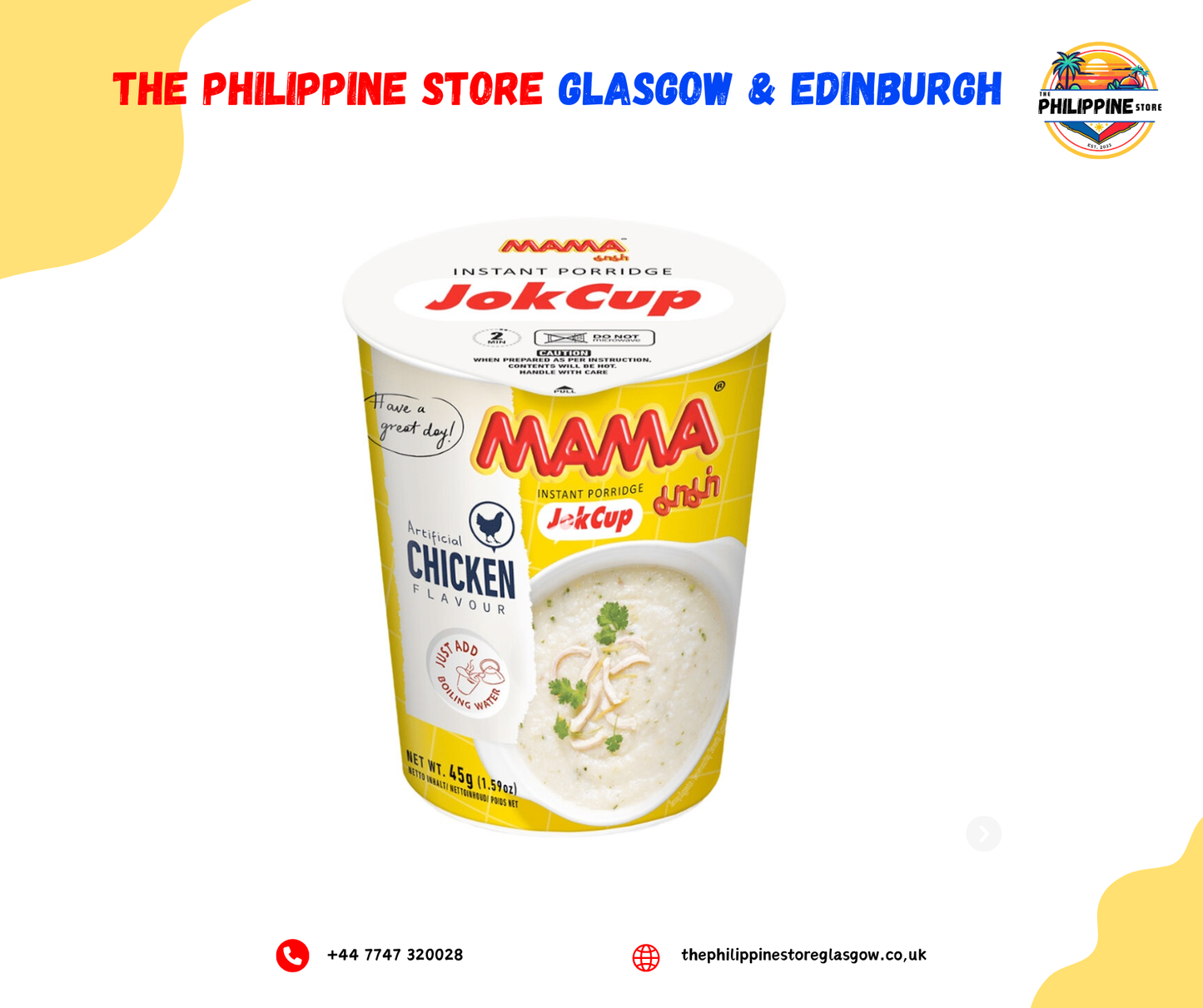MAMA Jok Cup Rice Porridge - Chicken 45g