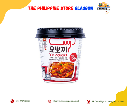 Instant Topokki Yopokki Cup ( Sweet & Spicy ) 140g